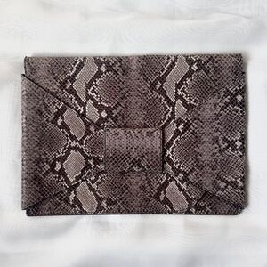 Banana Republic | Snakeprint Envelope Clutch